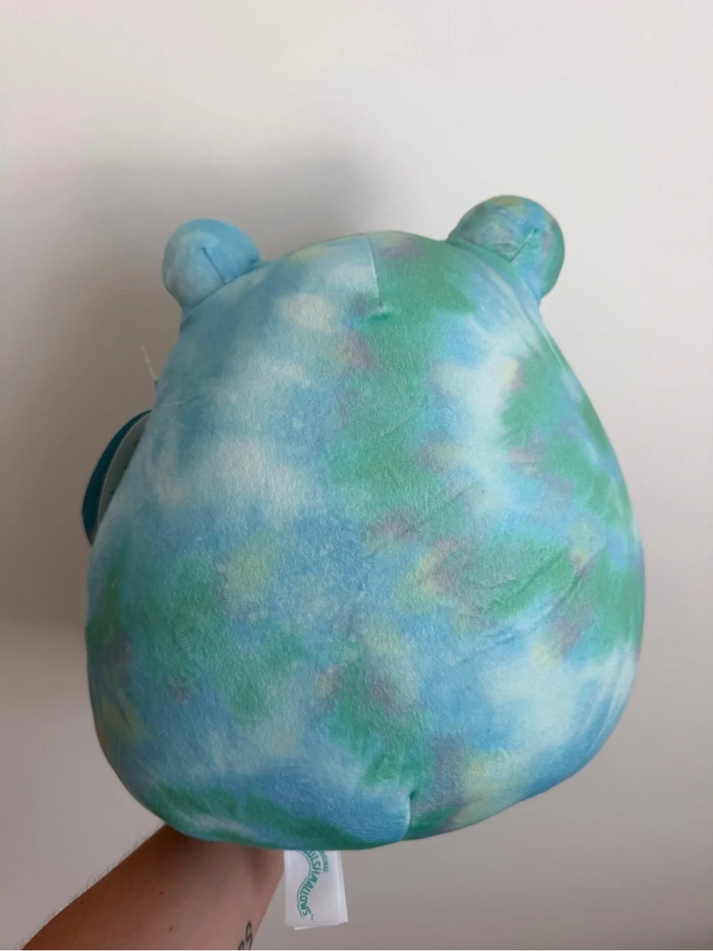 Tie-Dye Ferdie the Frog Squishmallow Plush in Aqua & Green
